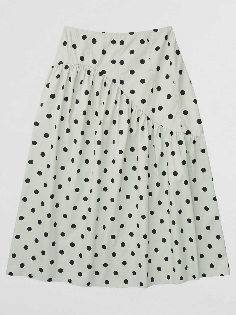 NWT Lisa Says Gah Maeve Midi Skirt - Mint Chip Dot - XL